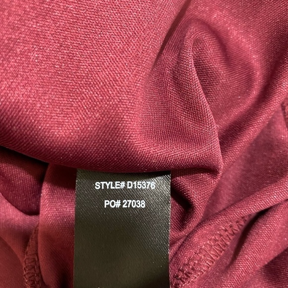 LULU’S Air of Romance Maxi Dress Burgundy Size Medium Chiffon NWT - Picture 15 of 15